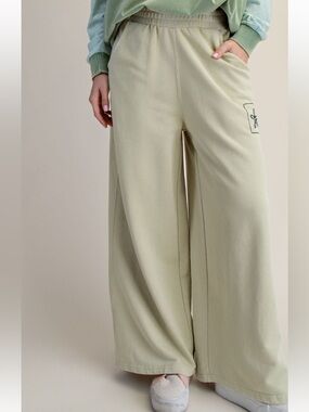 874 EASEL MINERAL WASHED TERRY KNIT PANTS